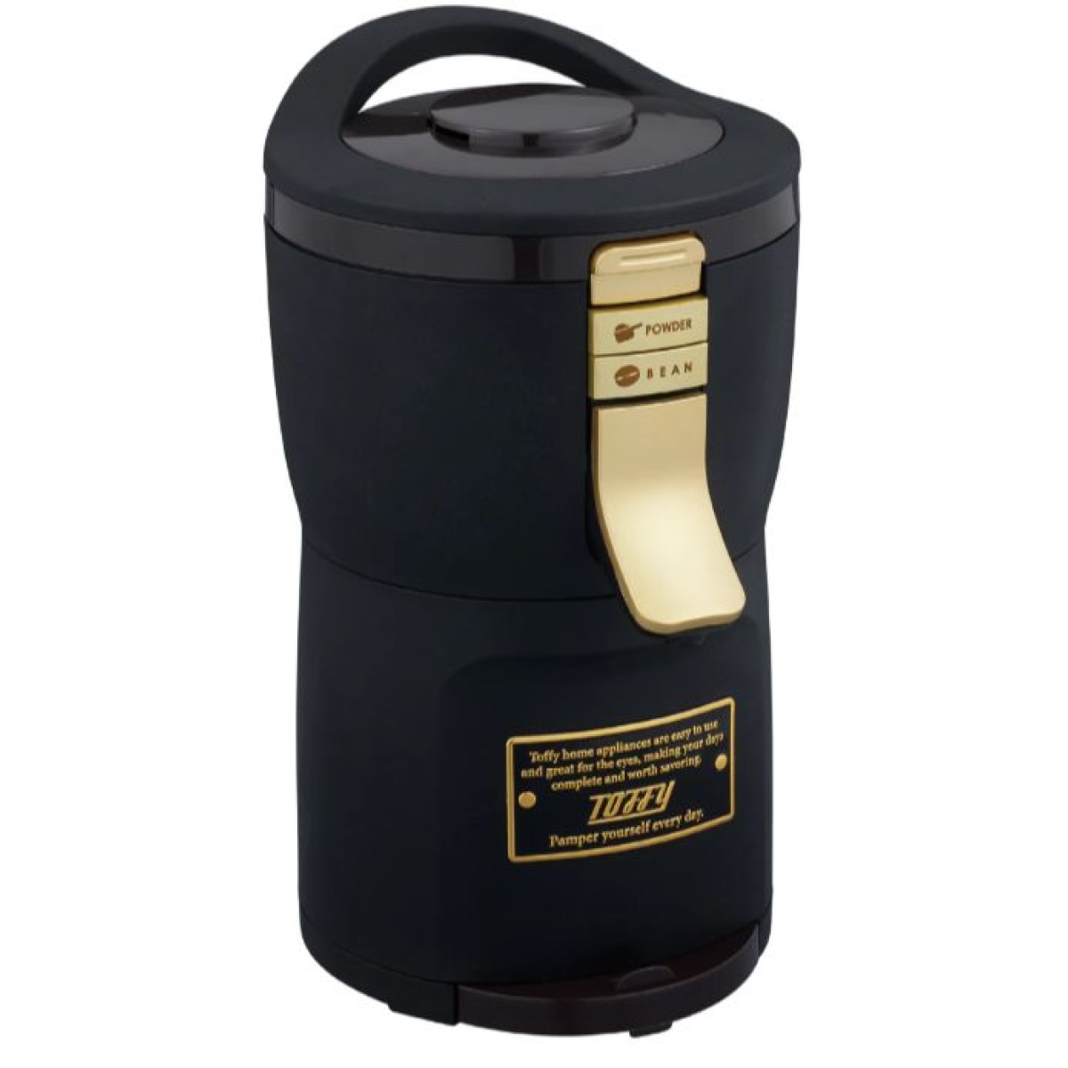 Toffy K-CM7 全自動研磨芳香咖啡機 (黑色)